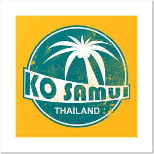 Ko Samui (distressed) Posters and Art